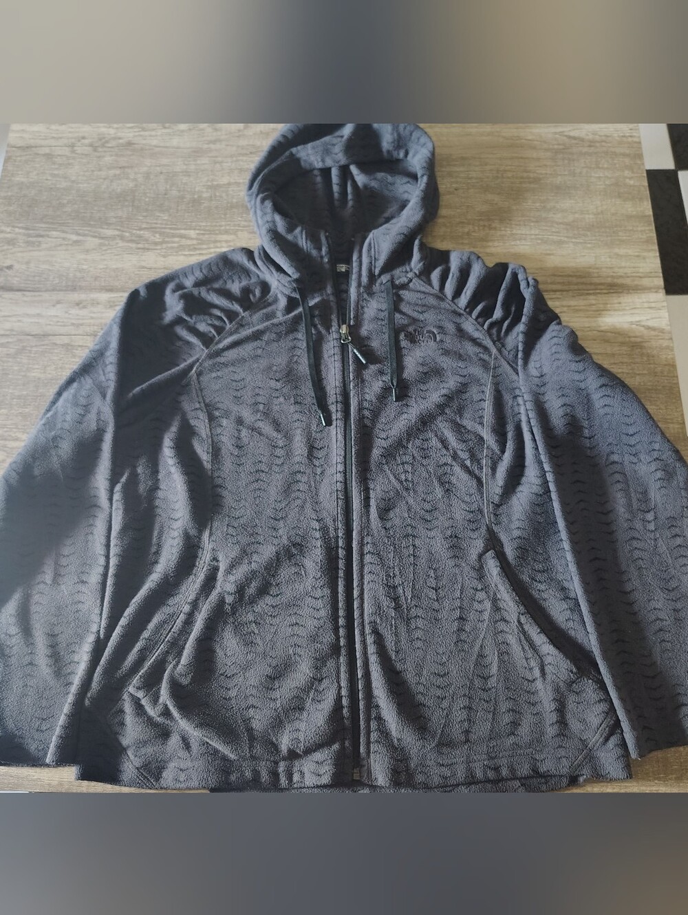 The North Face Women's Charcoal Hooded Full-Zip Jacket